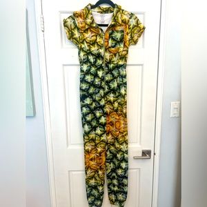Romey Loves Lulu Pineapple Jumpsuit || Size 12 Big Kids (or XS adult)